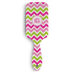 Pink & Green Chevron Hair Brushes (Personalized)
