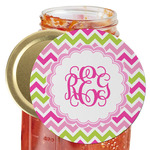 Pink & Green Chevron Jar Opener (Personalized)