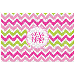 Pink & Green Chevron Jigsaw Puzzle - 1000-piece (Personalized)