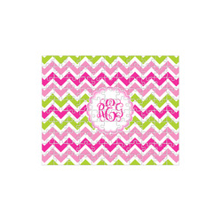 Pink & Green Chevron 110 pc Jigsaw Puzzle (Personalized)