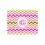 Pink & Green Chevron 252 pc Jigsaw Puzzle (Personalized)