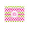 Pink & Green Chevron 252 pc Jigsaw Puzzle (Personalized)