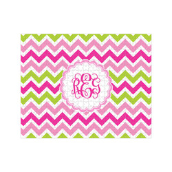 Pink & Green Chevron 500 pc Jigsaw Puzzle (Personalized)