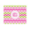 Pink & Green Chevron Jigsaw Puzzle 500 Piece - Front