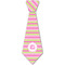Pink & Green Chevron Just Faux Tie