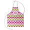 Pink & Green Chevron Kid's Aprons - Small Approval