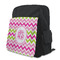 Pink & Green Chevron Kid's Backpack - MAIN