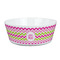 Pink & Green Chevron Kid's Bowl (Personalized)