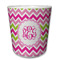 Pink & Green Chevron Plastic Tumbler 6oz (Personalized)