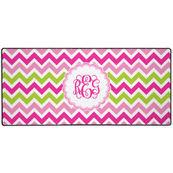 Pink & Green Chevron Gaming Mouse Pad (Personalized)