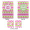 Pink & Green Chevron Large Gift Bag - Approval