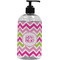 Pink & Green Chevron Plastic Soap / Lotion Dispenser (Personalized)