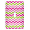 Pink & Green Chevron Light Switch Cover (Personalized)