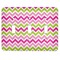 Pink & Green Chevron Light Switch Covers (3 Toggle Plate)