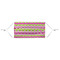 Pink & Green Chevron Mask - Pleated (new) APPROVAL