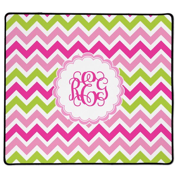 Pink & Green Chevron Medium Gaming Mats - APPROVAL