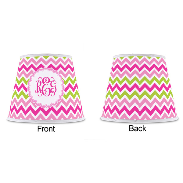 Pink & Green Chevron Poly Film Empire Lampshade - Approval