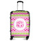 Pink & Green Chevron Medium Travel Bag - With Handle