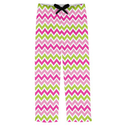Pink & Green Chevron Mens Pajama Pants - 2XL