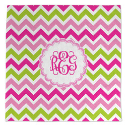 Pink & Green Chevron Microfiber Dish Towel (Personalized)
