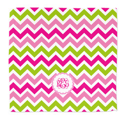 Pink & Green Chevron Microfiber Dish Rag (Personalized)