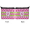 Pink & Green Chevron Neoprene Coin Purse - Front & Back (APPROVAL)
