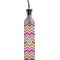 Pink & Green Chevron Oil Dispenser Bottle (Personalized)