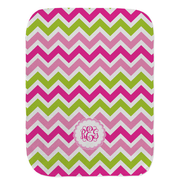 Pink & Green Chevron Old Burp Flat
