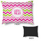 Pink & Green Chevron Outdoor Dog Beds - Large - APPROVAL