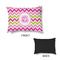 Pink & Green Chevron Outdoor Dog Beds - Small - APPROVAL