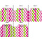 Pink & Green Chevron Page Dividers - Set of 5 - Approval