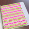 Pink & Green Chevron Page Dividers - Set of 5 - In Context