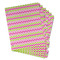 Pink & Green Chevron Page Dividers - Set of 6 - Main/Front