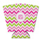 Pink & Green Chevron Party Cup Sleeve - with Bottom (Personalized)