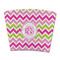 Pink & Green Chevron Party Cup Sleeve - without bottom (Personalized)