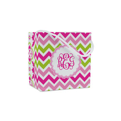 Pink & Green Chevron Party Favor Gift Bags (Personalized)