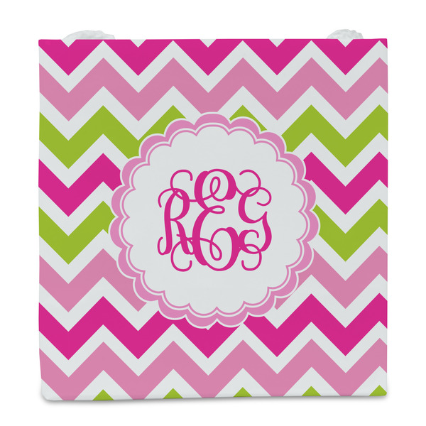 Pink & Green Chevron Party Favor Gift Bag - Matte - Front