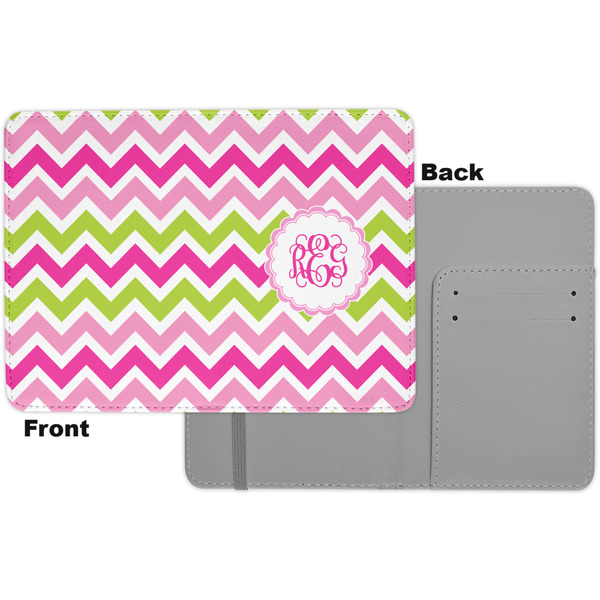 Pink & Green Chevron Passport Holder - Apvl