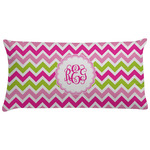Pink & Green Chevron Pillow Case (Personalized)