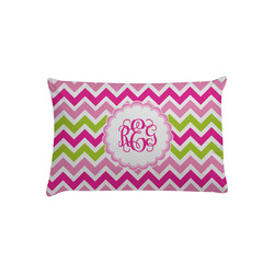 Pink & Green Chevron Pillow Case - Toddler (Personalized)