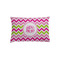Pink & Green Chevron Pillow Case - Toddler - Front