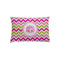 Pink & Green Chevron Pillow Case - Toddler (Personalized)