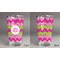 Pink & Green Chevron Pint Glass - Full Fill w Transparency - Approval