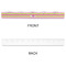 Pink & Green Chevron Plastic Ruler - 12" - APPROVAL