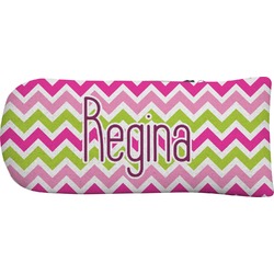 Pink & Green Chevron Putter Cover (Personalized)