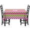 Pink & Green Chevron Tablecloth (Personalized)