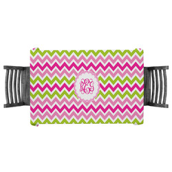 Pink & Green Chevron Tablecloth - 58"x58" (Personalized)