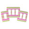 Pink & Green Chevron Rocker Light Switch Covers - Parent - ALL VARIATIONS