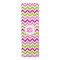 Pink & Green Chevron Runner Rug - 2.5'x8' w/ Monograms