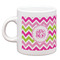 Pink & Green Chevron Espresso Cup (Personalized)
